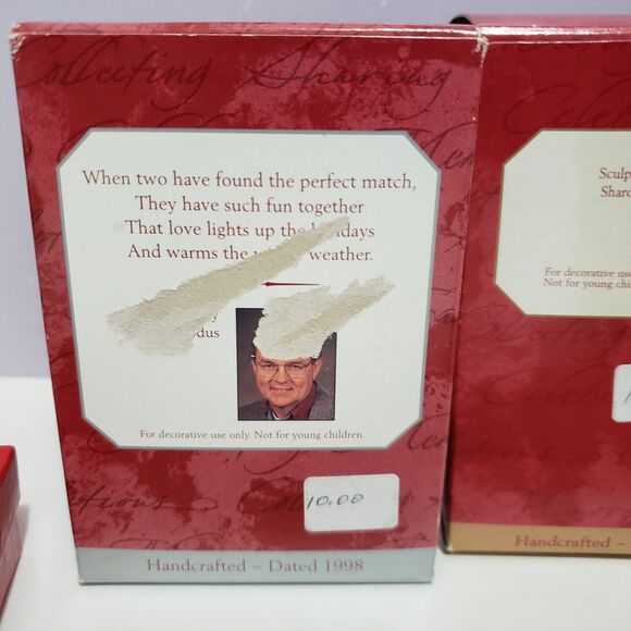 Hallmark Keepsake Christmas Tree Ornaments Lot Of 4 Assorted - Picture 6 of 9